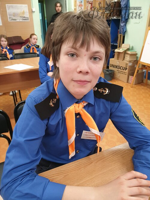 Занятиях в детском клубе «Флагман»